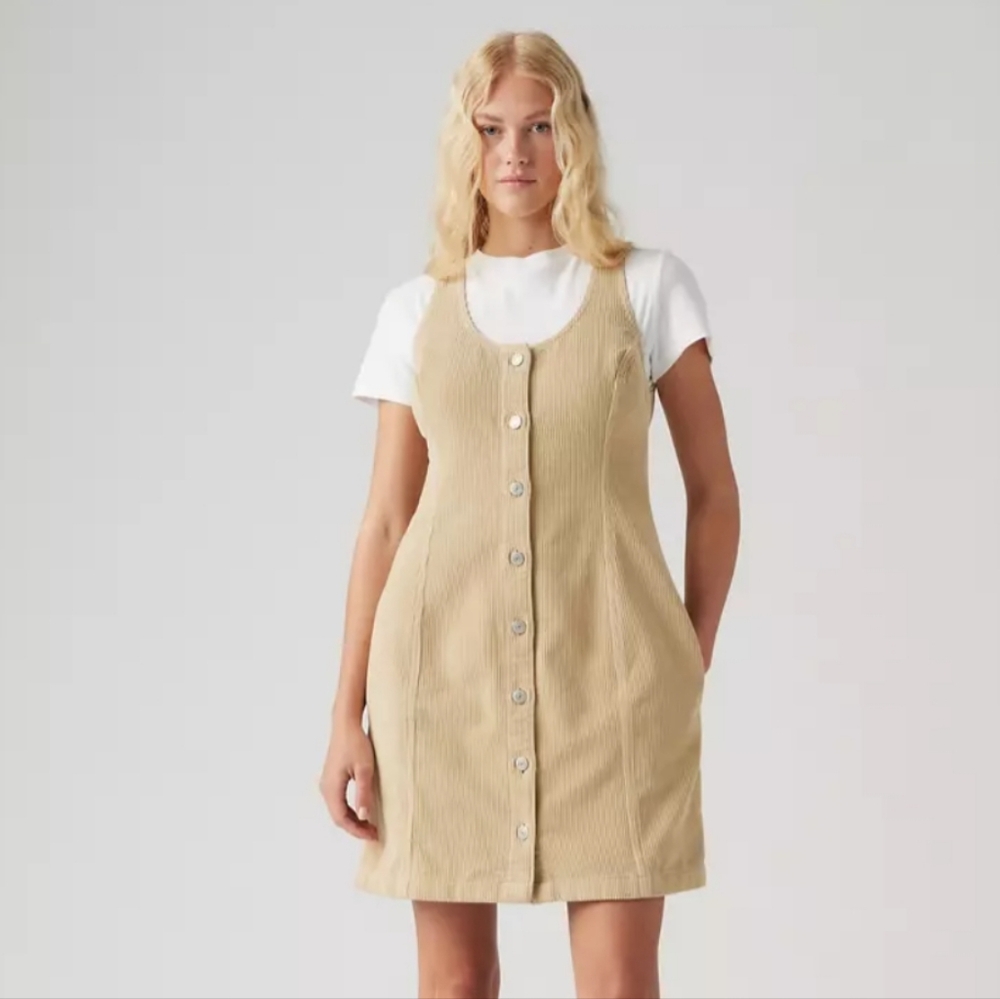 BNWT Levi's Tuli Corduroy Mini Dress